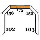 HAAS + SOHN STORBERG samott hátsó tégla - gyári