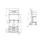 HOXTER UKA 37/95/37/57h kandallóbetét