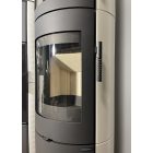 ROMOTOP LUGO N 01 BF csempe kandallókályha - gyöngyházfehér