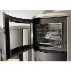 ROMOTOP LUGO N 01 BF csempe kandallókályha - gyöngyházfehér