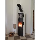 ROMOTOP LUGO N 01 BF csempe kandallókályha beépített sütővel többféle színben