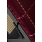 ROMOTOP SIENA N 01 csempe kandallókályha - bordó