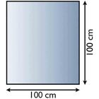 Átlátszó üveg alátétlap 100 x 100 cm