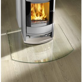 Átlátszó üveg alátétlap 100 x 100 cm r 800 íves