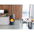 AUSTROFLAMM CLOU COMPACT COOK kandallókályha főzőlappal