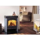 AUSTROFLAMM PALLAS zsírkő kandallókályha főzőlappal