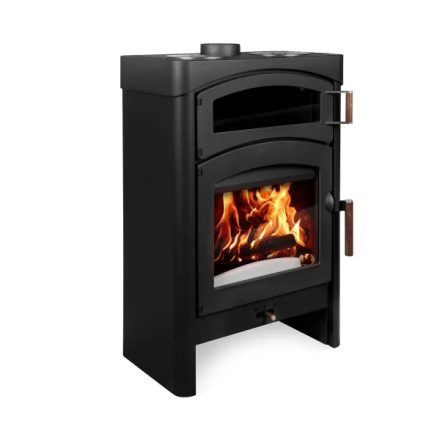 AUSTROFLAMM PALLAS BACK kandallókályha beépített sütővel és főzőlappal