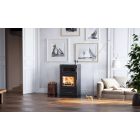 AUSTROFLAMM PALLAS BACK kandallókályha beépített sütővel és főzőlappal