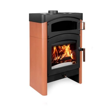 AUSTROFLAMM PALLAS BACK csempe kandallókályha beépített sütővel és főzőlappal