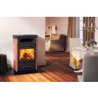 AUSTROFLAMM PALLAS BACK csempe kandallókályha beépített sütővel és főzőlappal