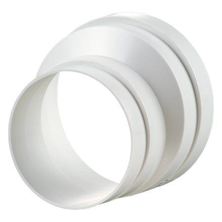 Műanyag excentrikus szűkítő idom Ø 125/100 mm