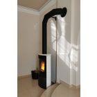 ROMOTOP SONE G 11 csempe kandallókályha - gyöngyházfehér