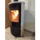 ROMOTOP SONE G 11 csempe kandallókályha - gyöngyházfehér