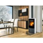 ROMOTOP SONE G 10 csempe kandallókályha - gyöngyházfehér