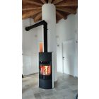 ROMOTOP SONE G H 11 csempe kandallókályha - fényes fehér