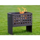 LEDA Kültéri fatüzelésű kandallóbox, terasztfűtés