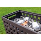 LEDA Kültéri fatüzelésű kandallóbox, terasztfűtés