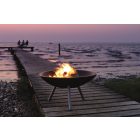 LEDA TRIGON kerti tűzrakó tál, teraszfűtés