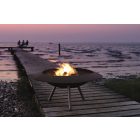 LEDA TRIGON kerti tűzrakó tál, teraszfűtés