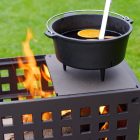 Főző- és grillezőlap LEDA kültéri kandallóboxhoz