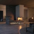 BRUNNER BKH 5.0 - PANORAMA Kamin 45/65/45/65 ST kandalló tűztér