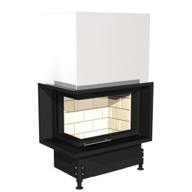 KOBOK EKO R90 60 VD 650/400,450-S/450 bal kandalló tűztér