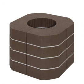   MAMMOTH gyűrűs hőtároló szett (4 sor) BARACCA kandallókályhához