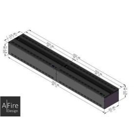 AFIRE ADVANCE VÍZPÁRA KANDALLÓBETÉT 200 CM+