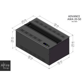 AFIRE ADVANCE 50 CM VÍZPÁRA KANDALLÓBETÉT