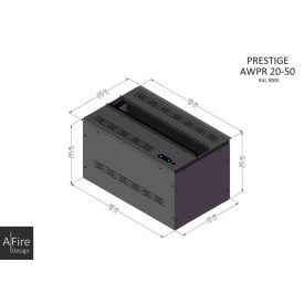   AFIRE PRESTIGE 50 CM VÍZPÁRA KANDALLÓBETÉT - Bemutatótermi darab