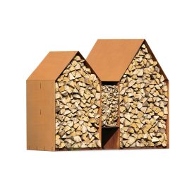 RB 73 BRUGES 2 HOUSES FATÁROLÓ - Corten acél