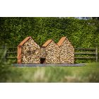 RB 73 BRUGES 3 HOUSES FATÁROLÓ - Corten acél