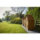 RB 73 BRUGES 3 HOUSES FATÁROLÓ - Corten acél