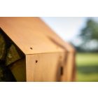 RB 73 BRUGES 3 HOUSES FATÁROLÓ - Corten acél