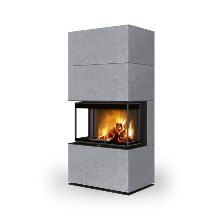 ROMOTOP CARA C N 61 Thermaline beton kandallókályha - világosszürke
