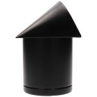 Ø 100 mm fekete külső levegő esővédő sapka rovarvédő fém hálóval