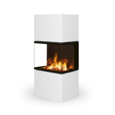 ROMOTOP e-LERA C 10 csempe kandallókályha - fémszürke