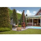 RB 73 FENNEK 50 KÜLTÉRI KANDALLÓ - Corten acél