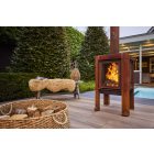 RB 73 FENNEK 50 KÜLTÉRI KANDALLÓ - Corten acél