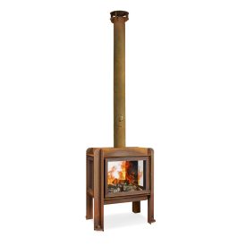 RB 73 FENNEK 80 KÜLTÉRI KANDALLÓ - Corten acél