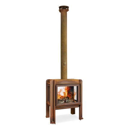 RB 73 FENNEK 80 KÜLTÉRI KANDALLÓ - Corten acél