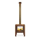 RB 73 FENNEK 80 KÜLTÉRI KANDALLÓ - Corten acél