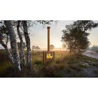 RB 73 FENNEK 80 KÜLTÉRI KANDALLÓ - Corten acél