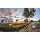 RB 73 FENNEK 80 KÜLTÉRI KANDALLÓ - Corten acél