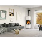 ROMOTOP HARMONY L 10 csempe kandallókályha - matt fehér