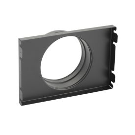    Kandalló szellőzőrács átalakító 325 x 170 mm / Ø 125