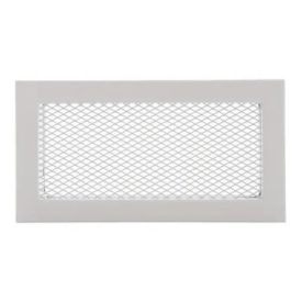 Fehér fedőrács 200x90 mm-es fém csatornához, beltéri