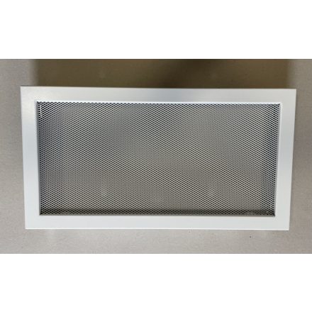 450 x 240 mm fehér kandalló szellőzőrács - értékcsökkent