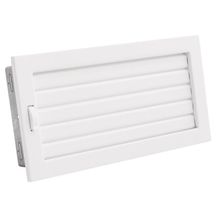 325 x 170 mm állítható zsalus fehér kandalló szellőzőrács