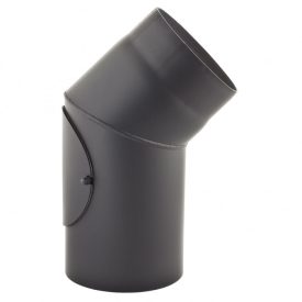 Füstcső 45° Ø 130 mm tisztítóajtóval